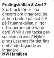 Fruängskällan & Avd 7