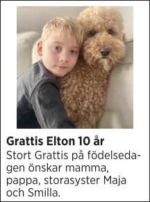 Grattis Elton 10 år