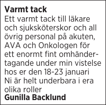 Varmt tack