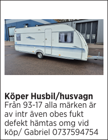 Köper Husbil/husvagn 