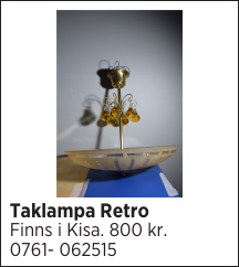 Taklampa Retro