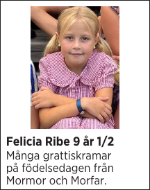 Felicia Ribe 9 år 1/2