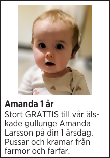 Amanda 1 år