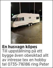 En husvagn köpes 