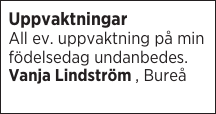 Uppvaktningar