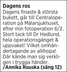 Dagens ros