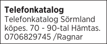 Telefonkatalog