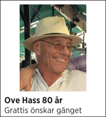 Ove Hass 80 år