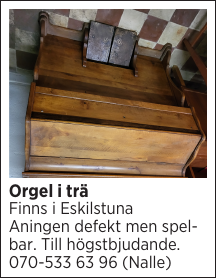 Orgel i trä