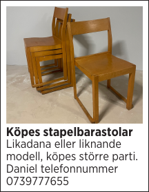 Köpes stapelbarastolar