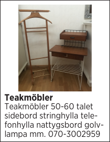 Teakmöbler 