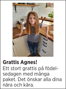 Grattis Agnes!