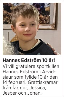 Hannes Edström 10 år!