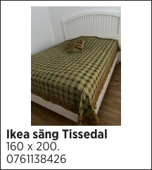 Ikea säng Tissedal