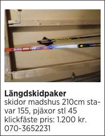 Längdskidpaker