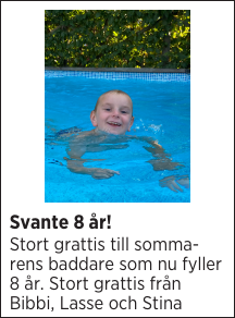 Svante 8 år!