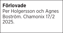 Förlovade