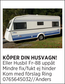 KÖPER DIN HUSVAGN!