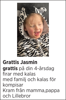 Grattis Jasmin 