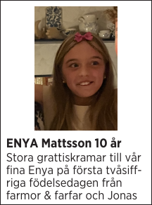 ENYA Mattsson 10 år