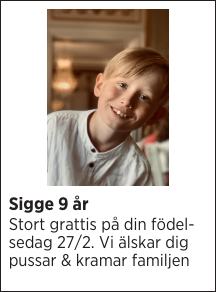 Sigge 9 år