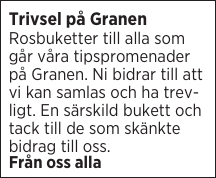 Trivsel på Granen