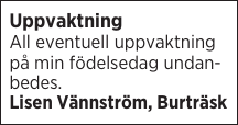 Familjeannonser - Norran